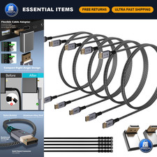 High-Speed 8K DisplayPort 1.4 Cable 10FT, 32.4Gbps, HBR3, HDR, Gaming Monitor + picture