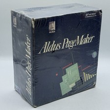 Vintage Software: Aldus PageMaker Version 3.0 New In Box Rare Windows Collectors picture