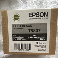 Epson UltraChrome K3 T5807/C13T580700 Light Black Ink 80ml Pro 3800/3880 picture