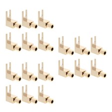 Screw Tight Gold Plated Copper Banana Spade Connector for Audio Cable picture
