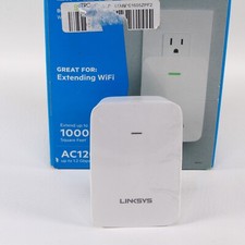 LINKSYS  Boost WiFi Range Extender up to 1000 sqft AC1200 RE6350 Open Box picture