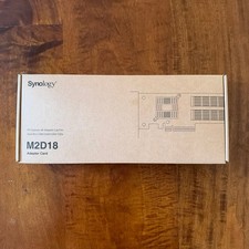 Synology M2D18 PCIe Adapter Card for M.2 Internal SSDs, PC Compatible picture