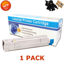 Yellow Toner Cartridge Replacement For Okidata Oki C8800 C8800dn C8800n 43487733 picture