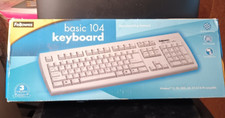 VINTAGE FELLOWES 104 KEYBOARD 99148 IN ORIGINAL BOX HAS SOME DAMMAGE ON BOX picture