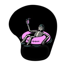 Britimes Ergonomic Mouse Pad with Wrist Support Black Skeleton Mouse Pads wit... picture