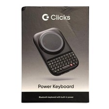 Clicks Power Slide Out Keyboard Black Bluetooth MagSafe Qi2 Wireless CP-1000 picture