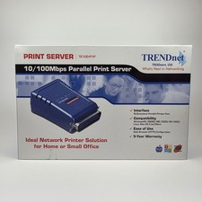 TRENDnet TE100-P1P 1-Port 10/100Mbps Parallel Print Server picture
