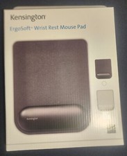 Kensington ErgoSoft Wrist Rest Mouse Pad - Black NEW IN BOX picture