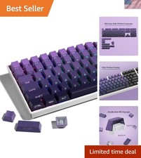 XVX Side Print Keycaps, Shine Through Double Shot PBT Keycaps, Custom Key cap... picture
