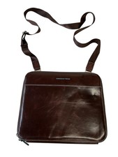 Piquadro shoulder bag for ipad®2 and new ipad® brown leather picture