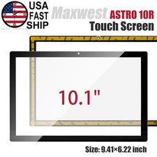 Digitizer Touch Screen Glass Panel For Maxwest ASTRO 10R MX-A10R1WW 10.1
