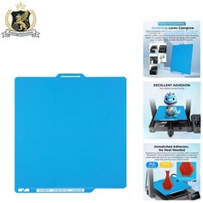 Frosted Matte Blue Build Plate 257x257mm for Bambu Lab A1/P1P/P1S/X1C/X1E picture