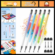 5 Pcs 2-in-1 Touchscreen Stylus Pens, Dual Tip for Tablets & Smartphones picture