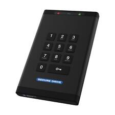 SecureData SecureDrive KP 250GB Encrypted External SSD w/Keypad Authentication picture