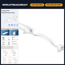 Ultra-Flat Ethernet Window Entry Cable - Passthrough Design for Easy Setup picture