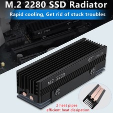 M.2 2280 Ssd Heatsink 2 Heat Pipes Thermal Pad picture