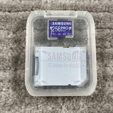 Samsung 256GB PRO Plus MicroSDXC U3 A2 V30 Memory Card With Adapter Taiwan picture