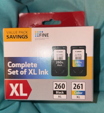 Canon PG-260XL Black & CL-261XL Tri-Color Value Pack for PIXMA TS5320 picture