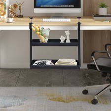 Clamp-On 2-Tier Desk Shelf, Adjustable Space-Saving Organizer for Home & Office picture