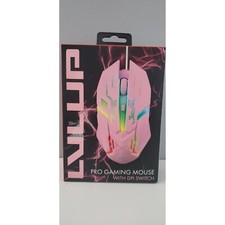 Brand New LVLUP Pro Gaming Mouse with DPI Switch (Pink) picture