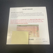 MICROSOFT OFFICE 2010 Professional PRODUCT KEY ONLY (no disc) picture