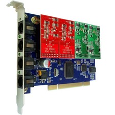 TDM400P 2 FXO +2 FXS Card Asterisk Cards Issabel FreePBX Free PBX Switch TDM410P picture
