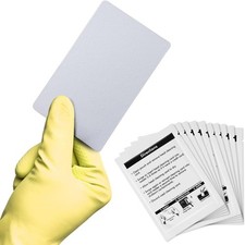 Card Reader Cleaning Cards -  Dual Side Credit Card Reader Cleaner, CR80 Card Re picture