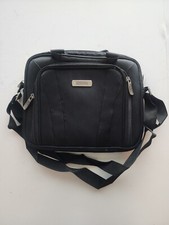 KENNETH COLE REACTION Travel iPad Computer Bag 11.5”x 9.5” Multi Comprtmts STRAP picture