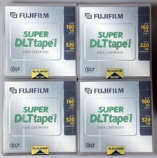 Lot of 4 Fujifilm Super DLTtape I Data Cartridges SDLT1 160GB/320GB New Sealed picture