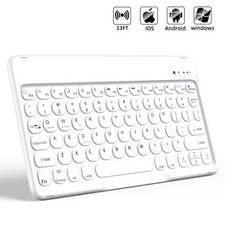 Wireless Bluetooth Keyboard 10 Inch - Round Cap Type-C Charging Cable Included picture