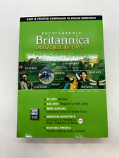 New Sealed Britannica Deluxe 2007 DVD-ROM Encyclopaedia 82k Articles Dictionary picture