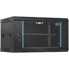 6U Wall Mount Network Server Rack Cabinet Enclosure 15.5'' Deep Door Lock picture