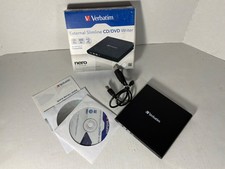 Open Box Verbatim 98938 External Slimline CD/DVD/DVDRW Writer USB 2.0 DL 24x picture