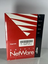 Novell NetWare 4 Upgrade Bundle Factory Sealed Vintage Rare 183-00075-001 picture