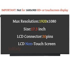 For HP 17-cn0023dx 17-cn0033dx 17-CN1063CL 17-CN2063CL FHD 1920x1080 WARRANTY picture