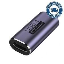 USB 4 Type C Female to Female Adapter Coupler 240W 40Gbps 8K for Thunderbolt Lot picture