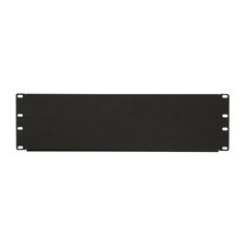 Royal Racks 3U Black Rack Face Plate Cover Panel 19