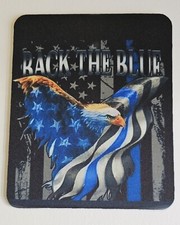 AMERICAN EAGLE BACK THE BLUE CUSTOM MOUSE PAD DESK MAT VIRTUAL HOME SCHOOL picture