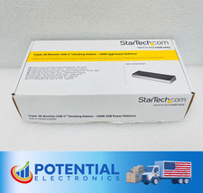 StarTech.com Triple-4K USB-C Docking Station 100W USB Power Delivery DK30CH2DEP picture