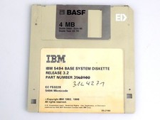 IBM 5494 Base System Floppy Disk Release 3.2 - 31L4271 for Remote Control Unit picture