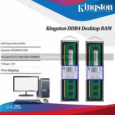 Kingston DDR4 4GB 8GB 16GB 2133 2400 2666 3200MHz Desktop DIMM Memory RAM Lot US picture