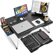 Cooper Mega Table [XXL Extra Large] Folding Laptop Desk for Bed, Laptop Stand fo picture