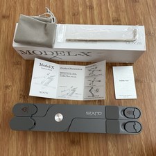 Model-X Laptop Stand Folding Adjustable Gray Silver New Open Box picture