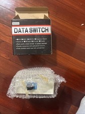 Vintage 4-Way DB25 Manual Data Switch Box ABCD Parallel Serial New Old Stock NOS picture