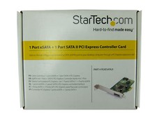 Dell StarTech 1-Port eSATA + 1-Port SATA II PCI-e SATA Controller Card H6GK7 picture