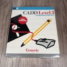 IBM PC Generic 3D Drafting CADD Level 3  VINTAGE Software SEALED picture