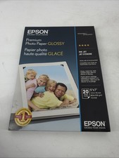 Epson Premium Photo Paper Glossy For Ink Jet New Sealed 5