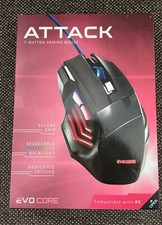 Gaming Mouse ~ EVO CORE~ USB Wired ~ LED  ~ Plug-N-Play ~ UP  TO 3200 DPI  picture