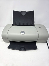 Dell Photo Printer 720 Inkjet Printer Model 720 Gray USB Vintage Tested picture