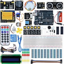Arduino UNO R3 Starter Kit Breadboard Modules Power Supply Tutorials Beginners picture